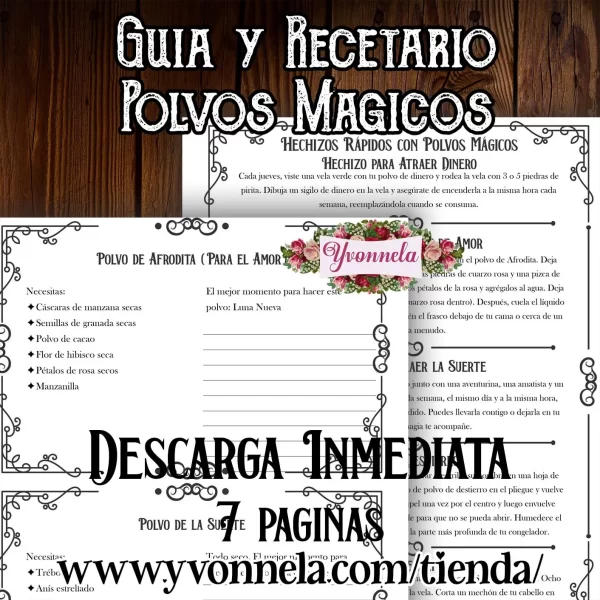 Guía y Recetario de Polvos Mágicos